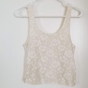 Forever 21: Lace Crop Tank